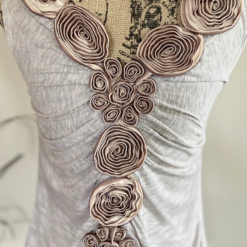 •Bluheaven• rosette back top - Picture 5 of 8
